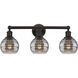 Edison Rochester 3 Light 23.88 inch Oil Rubbed Bronze Bath Vanity Light Wall Light