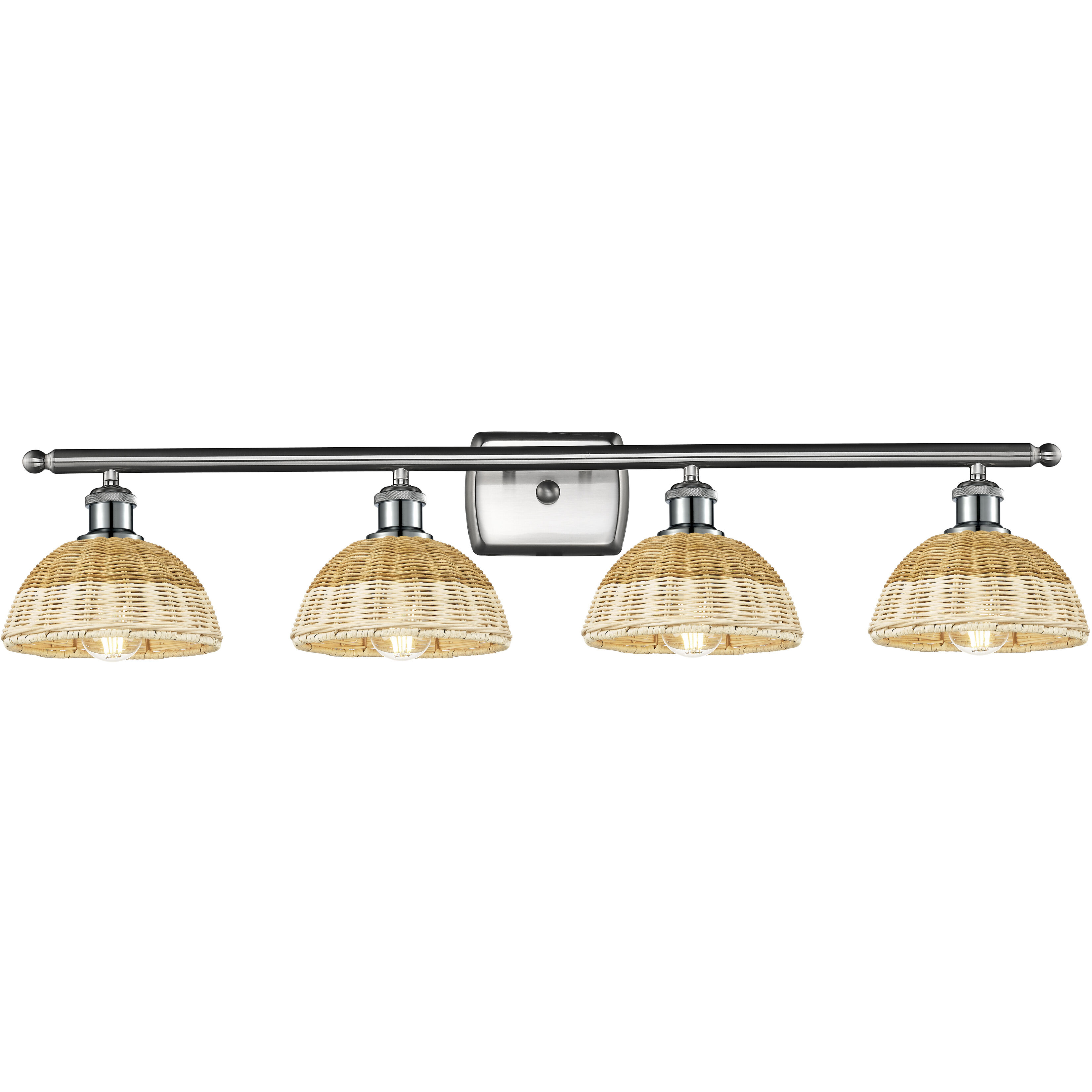 Ballston Bristol Natural II 4 Light 37.50 inch Bathroom Vanity Light