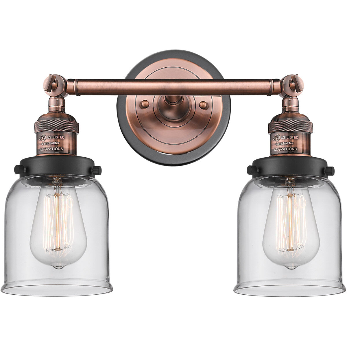 Copper vanity store light