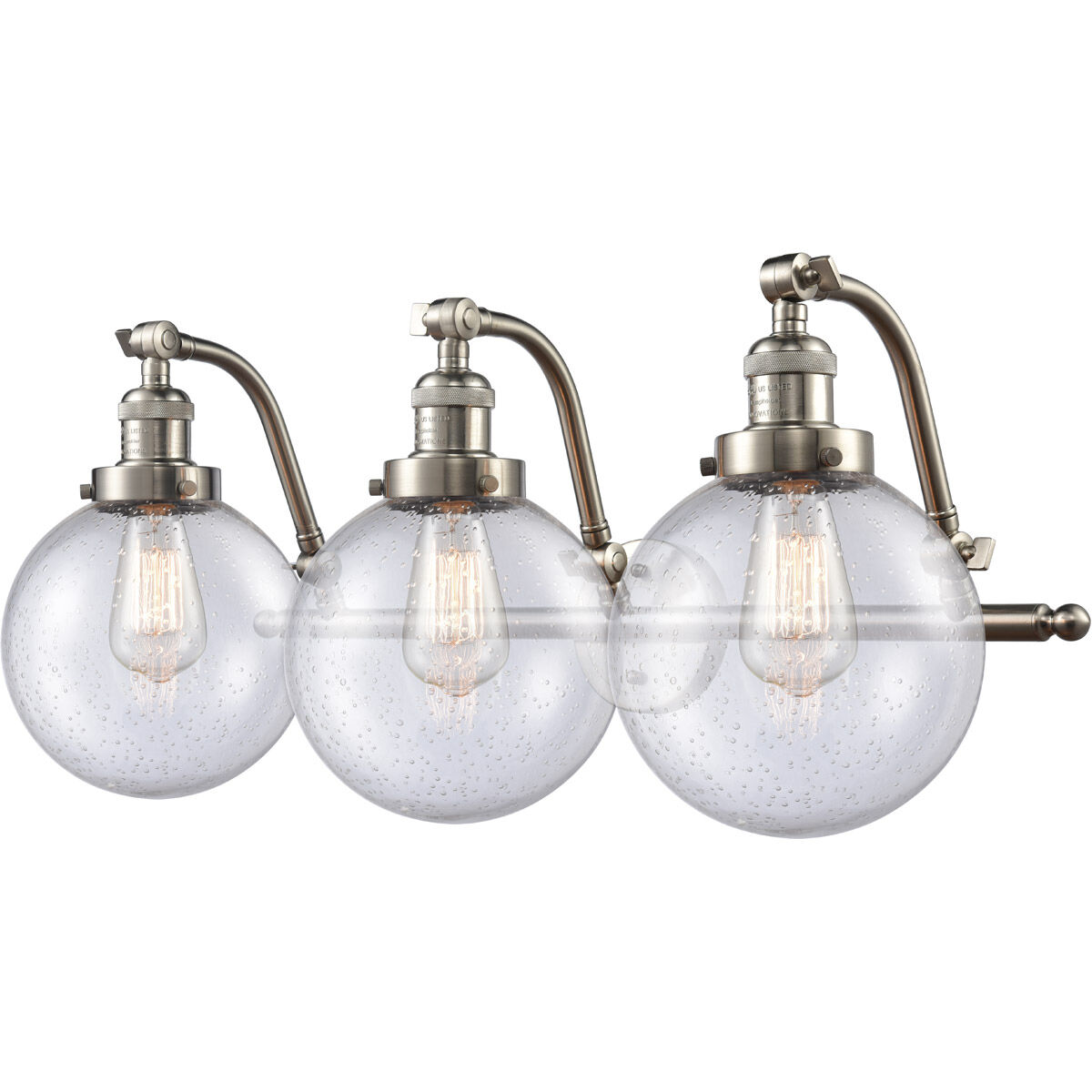 Franklin Restoration Large Beacon 3 Light 28.00 inch Bathroom Vanity Light