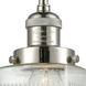 Franklin Restoration Colton LED 6 inch Polished Nickel Mini Pendant Ceiling Light, Franklin Restoration