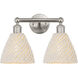 Edison Bristol Natural 2 Light 16.50 inch Bathroom Vanity Light