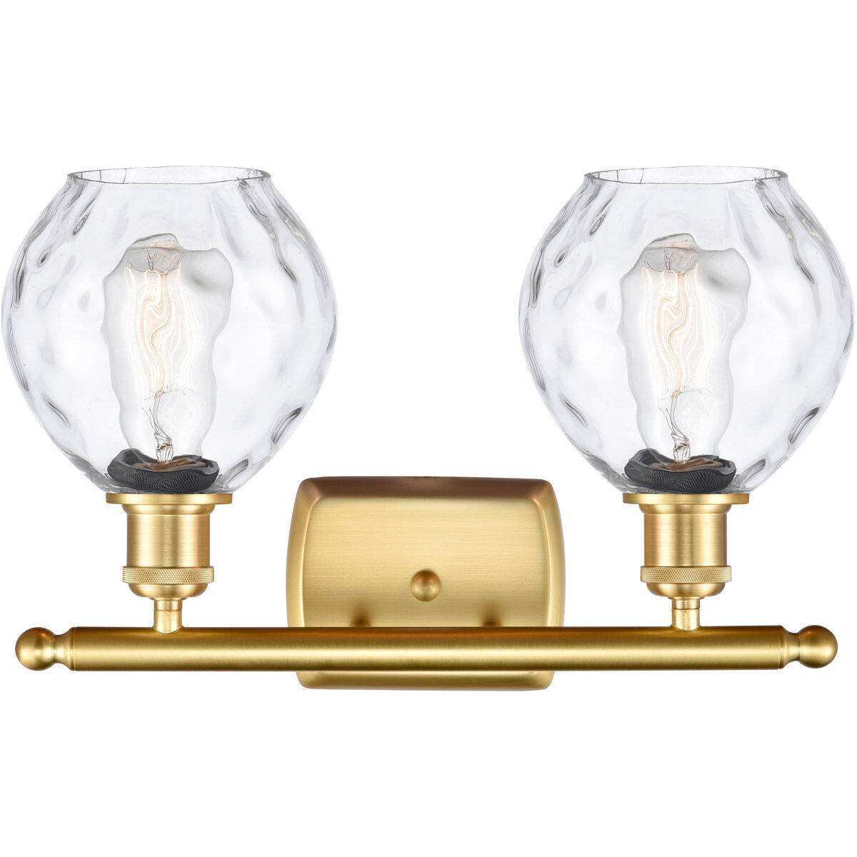 Ballston Small Waverly LED 16 inch Satin Gold Bath Vanity Light Wall Light, Ballston