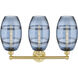 Edison Vaz 3 Light 26 inch Satin Gold Bath Vanity Light Wall Light