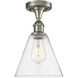 Edison Berkshire 1 Light 8.00 inch Semi-Flush Mount