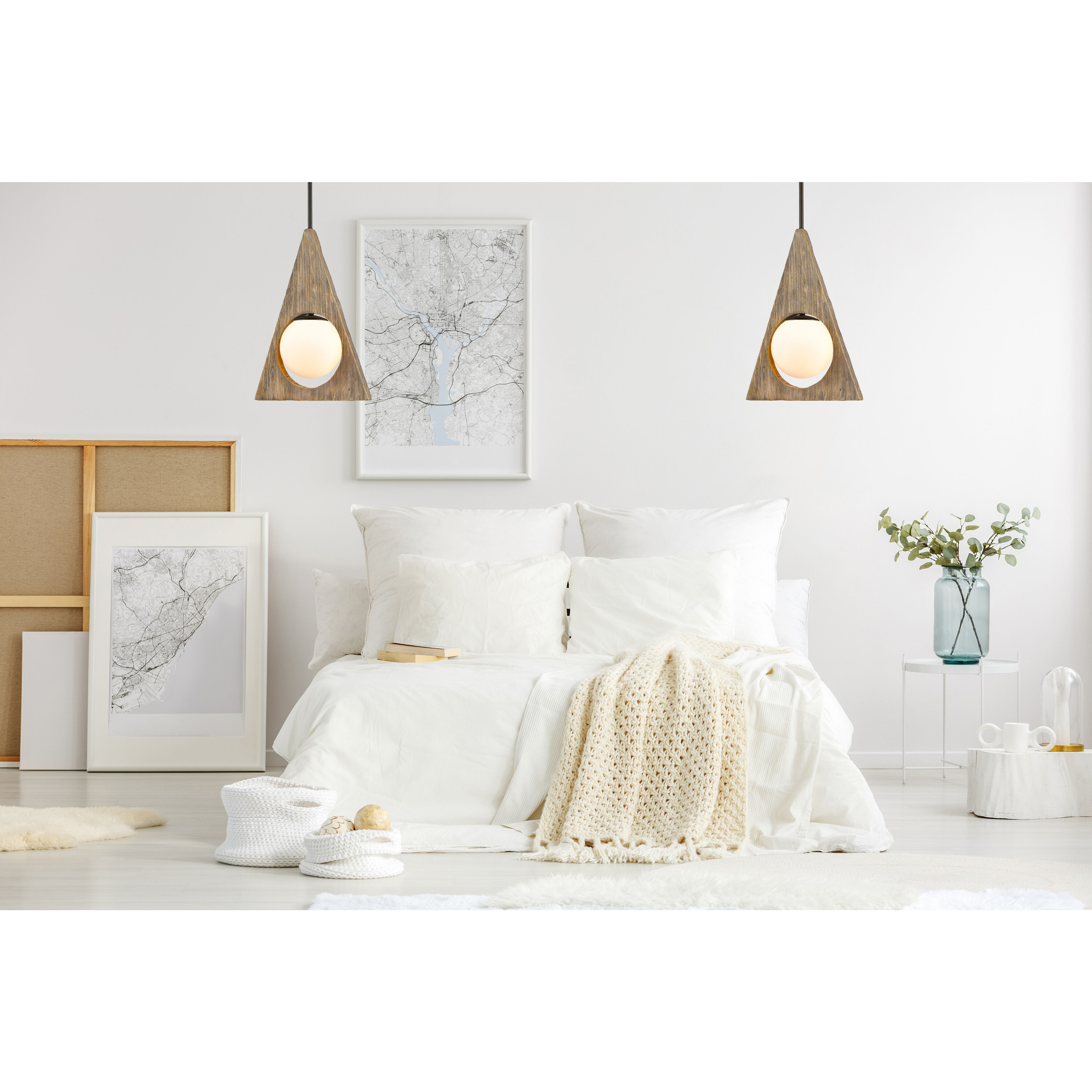 Maverick 1 Light 14.13 inch Matte Black Pendant Ceiling Light