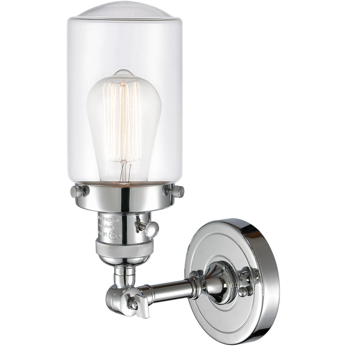 Franklin Restoration Dover LED 5 inch Polished Chrome Sconce Wall Light, Franklin Restoration