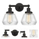 Fulton 2 Light 16 inch Oil Rubbed Bronze Bath Vanity Light Wall Light