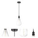 Ballston Edison LED 6.5 inch Matte Black Mini Pendant Ceiling Light, Ballston