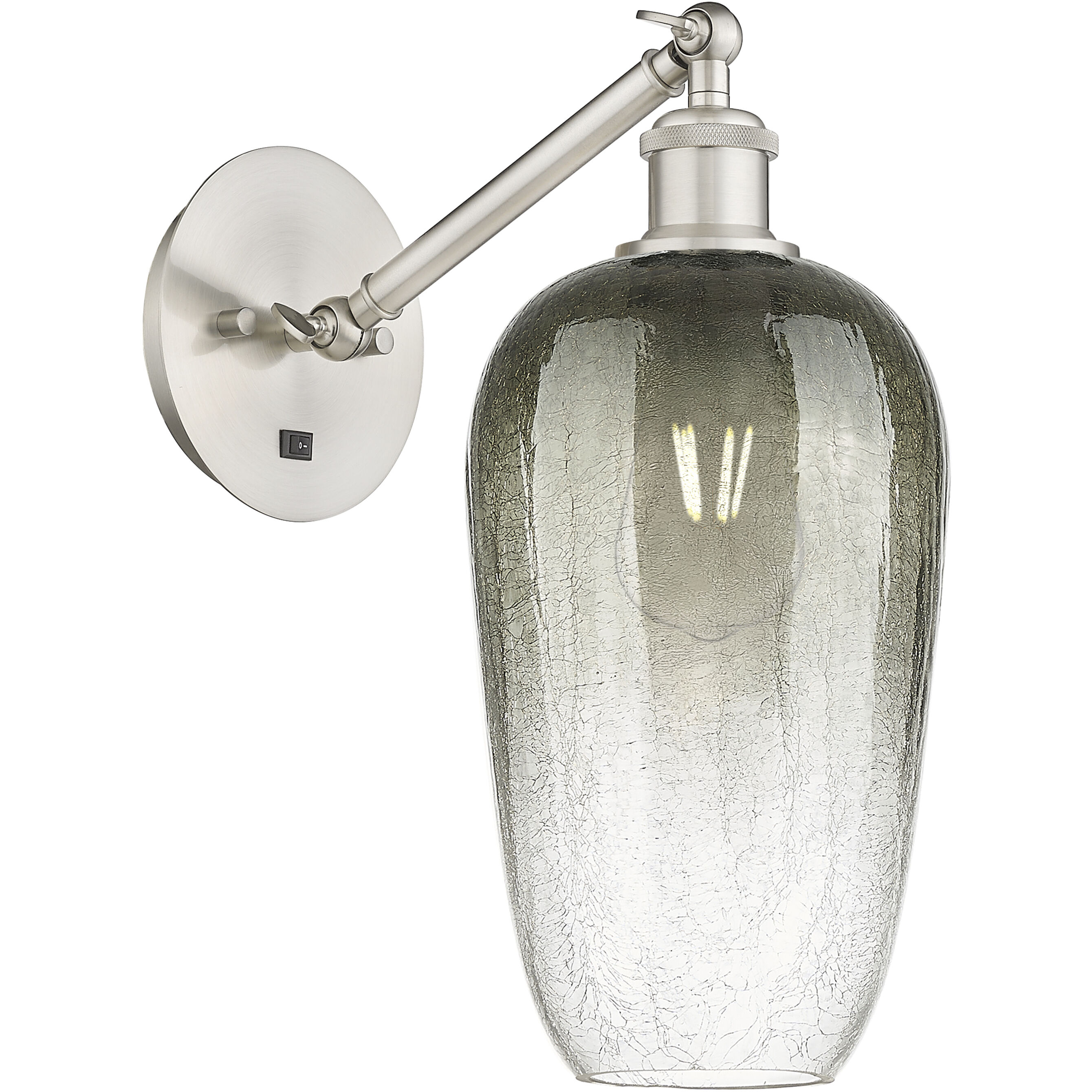 Ballston Brookhaven Flute 1 Light 7.00 inch Swing Arm Light/Wall Lamp