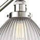 Seneca Falls 18 inch 60.00 watt Satin Nickel Swing Arm Wall Light, Franklin Restoration