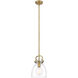Newton Newton Bell LED 8 inch Brushed Brass Mini Pendant Ceiling Light