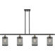 Nestbrook Island Light Ceiling Light in Black Antique Brass, Matte Black