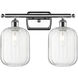 Ballston Preston 2 Light 16.75 inch Polished Chrome Bath Vanity Light Wall Light in Clear