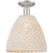 Downtown Urban Natural Ballston Dome 1 Light 11.75 inch Semi-Flush Mount