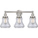 Bellmont 3 Light 24.5 inch Brushed Satin Nickel Bath Vanity Light Wall Light