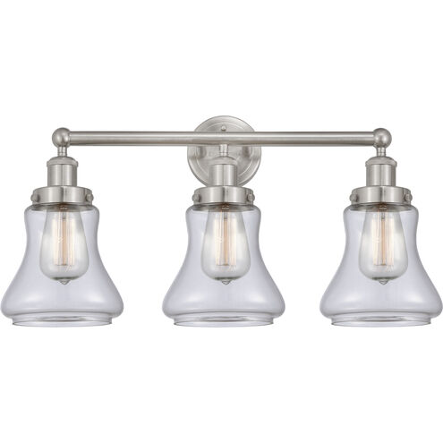 Bellmont 3 Light 24.5 inch Brushed Satin Nickel Bath Vanity Light Wall Light