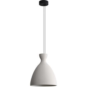 Aethera LED 14 inch White Sandstone Cement Pendant Ceiling Light