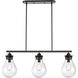 Genesis LED 39 inch Matte Black Island Light Ceiling Light