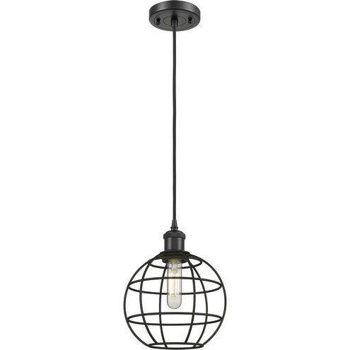Lake Placid 1 Light 8 inch Matte Black Pendant Ceiling Light