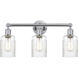 Hadley 3 Light 22.5 inch Polished Chrome Bath Vanity Light Wall Light in Clear Glass