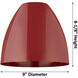 Ballston Plymouth Dome LED 48 inch Antique Brass Island Light Ceiling Light in Matte Blue