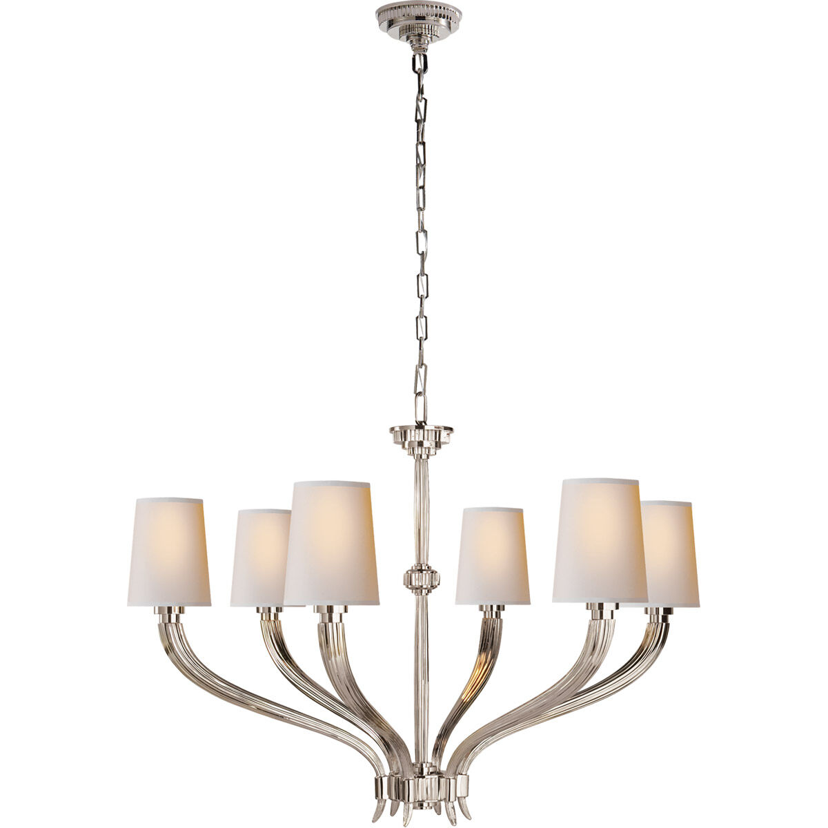 Chapman & Myers Ruhlmann 6 Light 35.25 inch Chandelier