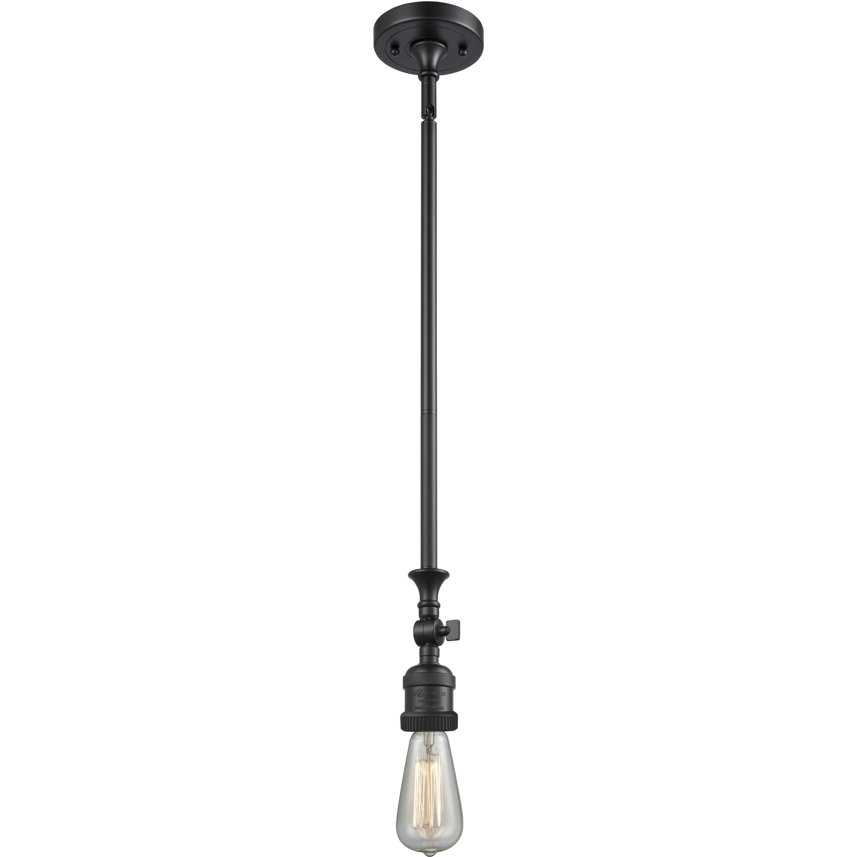 Franklin Restoration Bell Cage LED 6 inch Matte Black Mini Pendant Ceiling Light in Plated Smoke, Franklin Restoration