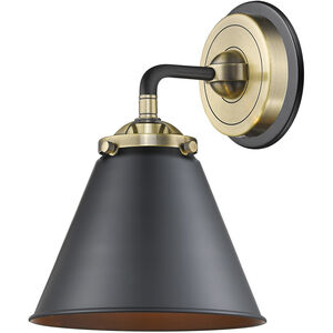 Nouveau Appalachian 1 Light 8 inch Black Antique Brass Sconce Wall Light
