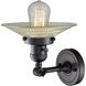 Franklin Restoration Halophane LED 9 inch Matte Black Sconce Wall Light, Franklin Restoration