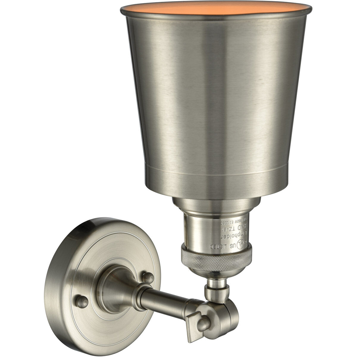 Franklin Restoration Addison 1 Light 5 inch Brushed Satin Nickel Semi-Flush Mount Ceiling Light, Franklin Restoration