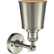 Franklin Restoration Addison LED 5 inch Brushed Satin Nickel Semi-Flush Mount Ceiling Light, Franklin Restoration