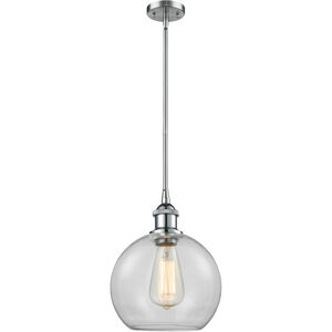 Ballston Athens LED 8 inch Polished Chrome Pendant Ceiling Light in Clear Glass, Ballston