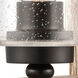 Paladin 1 Light 4.5 inch Matte Black Sconce Wall Light in Seedy Glass
