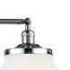 Franklin Restoration Large Oxford LED 25 inch Polished Chrome Chandelier Ceiling Light, Franklin Restoration