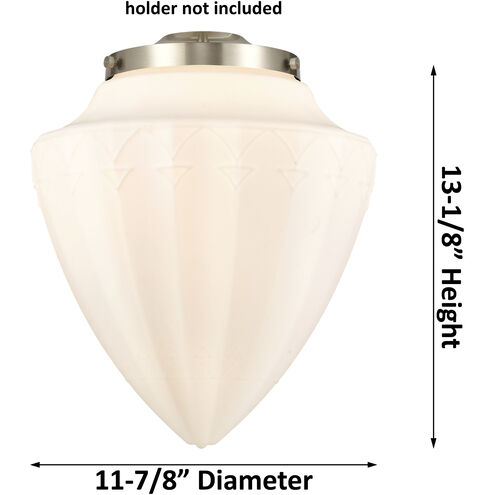 Edison Bullet 1 Light 12 inch Polished Chrome Mini Pendant Ceiling Light