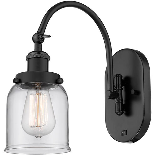 Franklin Restoration Bell 1 Light 5 inch Matte Black Sconce Wall Light