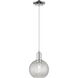 Arcadia Athens 1 Light 8 inch Polished Chrome Mini Pendant Ceiling Light