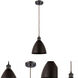 Ballston Dome 1 Light 8 inch Oil Rubbed Bronze Mini Pendant Ceiling Light