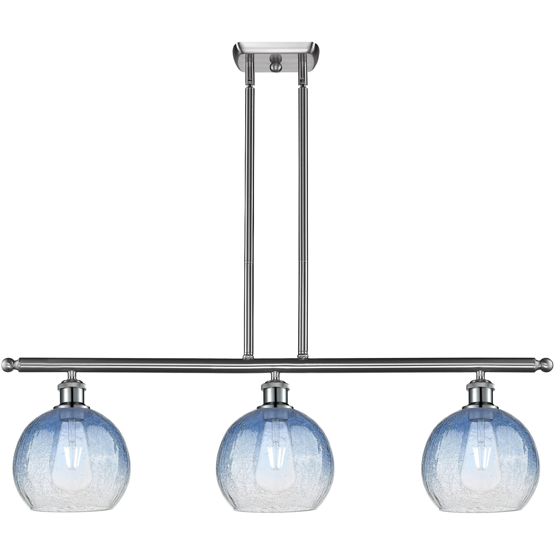 Ballston Brookhaven Globe 3 Light 36.00 inch Island Light