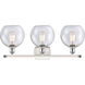 Ballston Athens LED 26 inch White and Polished Chrome Bath Vanity Light Wall Light in Seedy Glass, Ballston