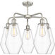 Cindyrella 5 Light 25 inch Satin Nickel Chandelier Ceiling Light in Clear