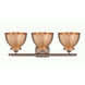 Adirondack 3 Light 28 inch Antique Copper Bath Vanity Light Wall Light