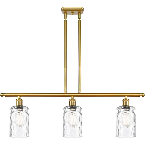 Ballston Candor LED 36 inch Satin Gold Island Light Ceiling Light, Ballston