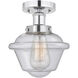 Oxford 1 Light 6.5 inch Polished Chrome Semi-Flush Mount Ceiling Light