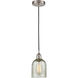 Edison Caledonia LED 5 inch Brushed Satin Nickel Mini Pendant Ceiling Light