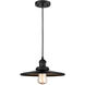 Franklin Restoration Appalachian LED 12 inch Oil Rubbed Bronze Mini Pendant Ceiling Light in Matte Black