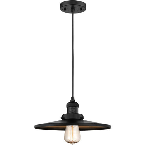 Franklin Restoration Appalachian LED 12 inch Oil Rubbed Bronze Mini Pendant Ceiling Light in Matte Black