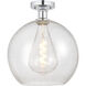 Edison Athens 1 Light 11.75 inch Semi-Flush Mount