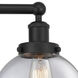 Beacon 3 Light 24.5 inch Matte Black Bath Vanity Light Wall Light